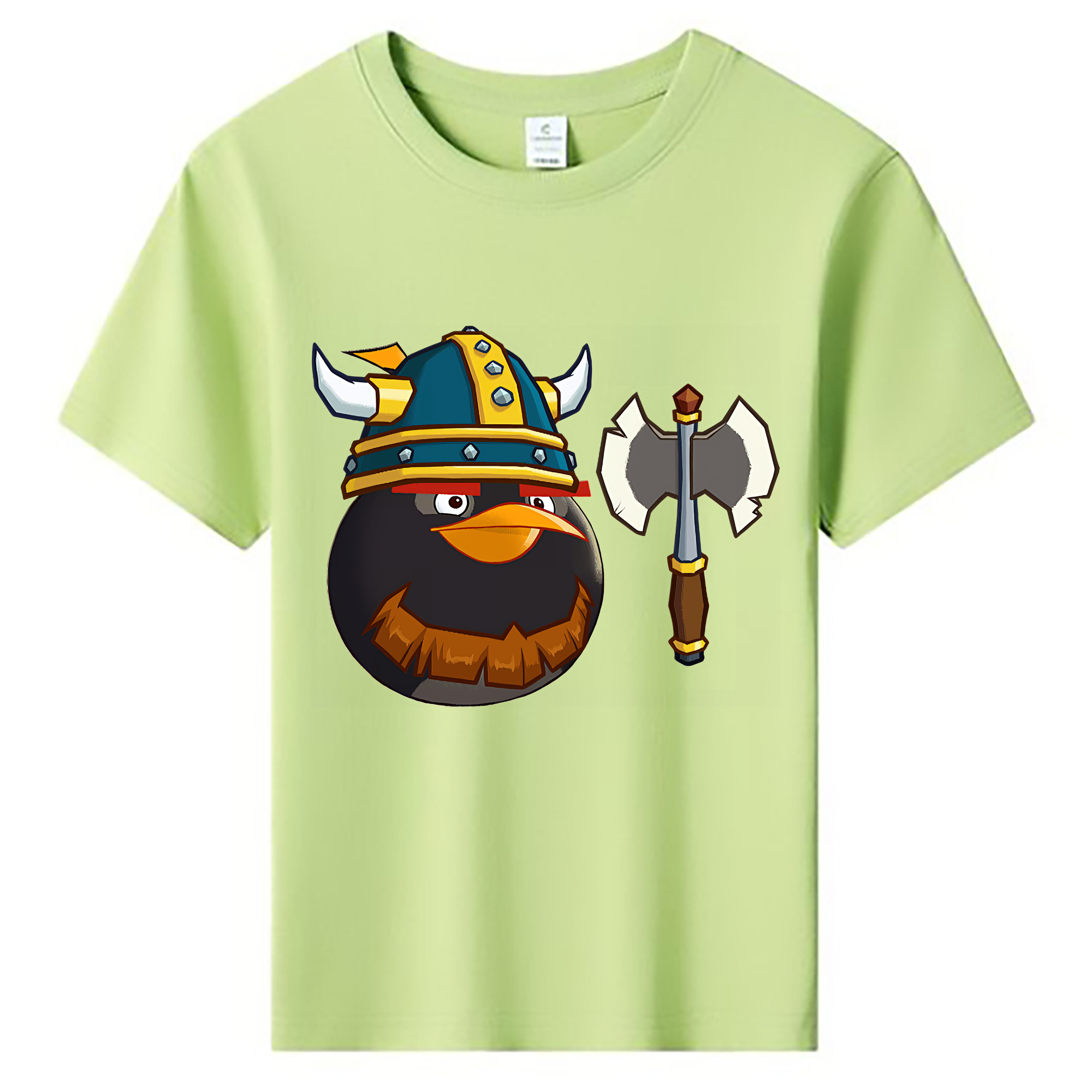 （画像用） Angry Birds アングリーバード 綿100％キッズTシャツ（フロントプリント）